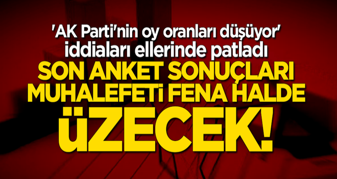 Mahir Ünal AK Parti'nin son anketlerdeki oy oranını açıkladı