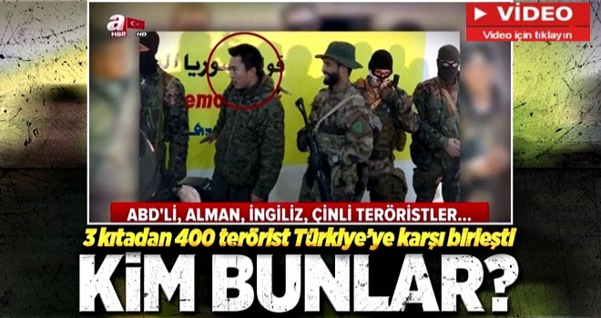 3 kıtadan 400 terörist YPG/PKK saflarında! Peki kim bu yabancı teröristler?.