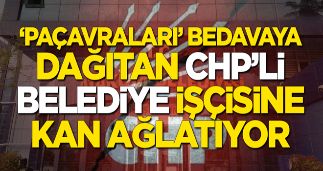 Yeniçağ, Cumhuriyet, Birgün ve Sözcü 'paçavraları'nı bedavaya dağıtan CHP'li belediye işçisine kan ağlatıyor