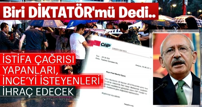 CHP'de olağanüstü toplantı kararı