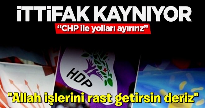 Terör sevici HDP’nin 'ortak mücadele' çağrısı ittifakı gerdi