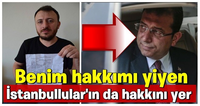 Önce İmamoğlu'na şarkı yaptı, sonra suç duyurusunda bulundu!