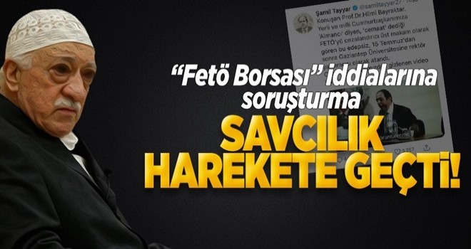 “FETÖ borsası” iddialarına soruşturma .