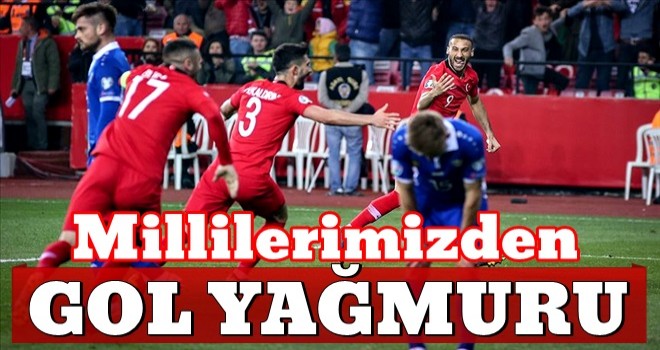 A Milli Futbol Takımından gol yağmuru