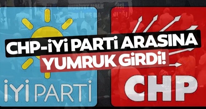 Çanakkale’de CHP-İYİ Parti arasına yumruk girdi