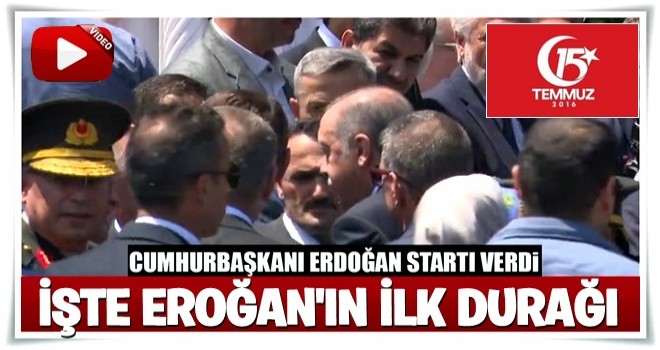 Cumhurbaşkanı Erdoğan, 15 Temmuz şehitliğine gitti