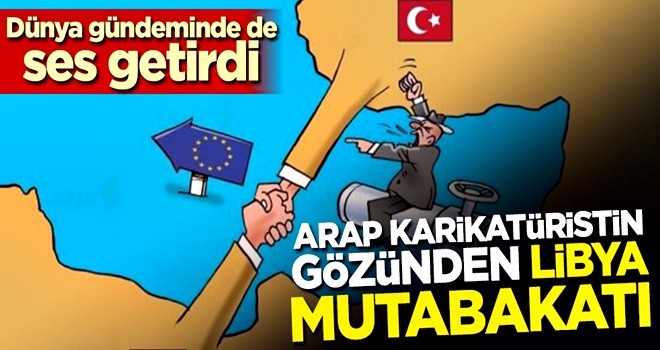 Arap karikatüristin gözünden Libya mutabakatı