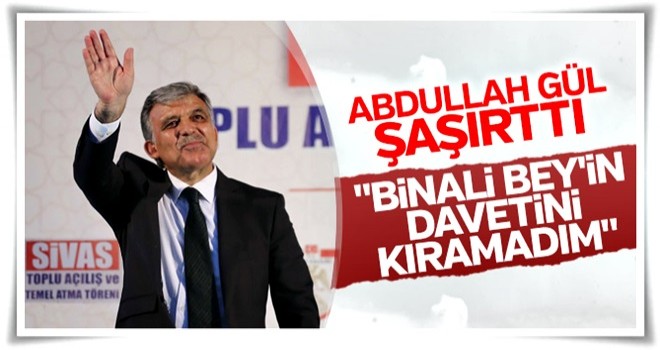 Abdullah Gül Sivas'ta halka hitap etti