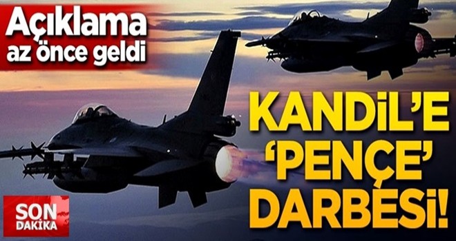 PKK'ya 'Pençe' operasyonu