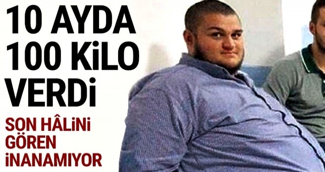 Kışlaya alınmayınca 10 ayda 100 kilo verdi