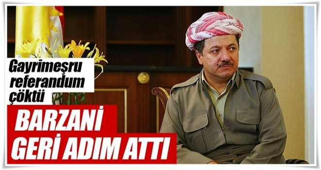 Barzani geri adım attı