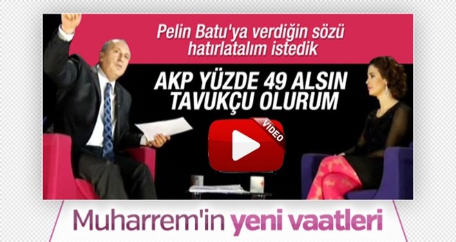 Muharrem İnce vaatlerini açıklayınca akıllara gelen video