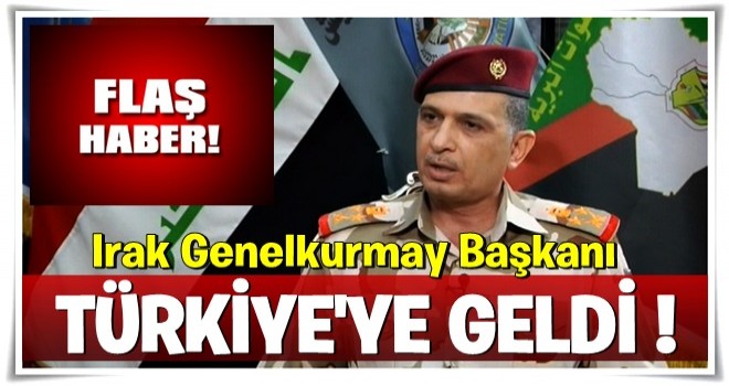 Irak Genelkurmay Başkanı Türkiye'ye geldi