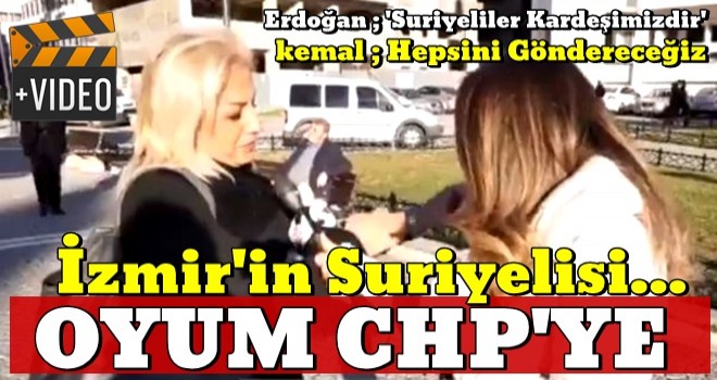 İzmir'de CHP'ye oy verecek Suriyeli kadın