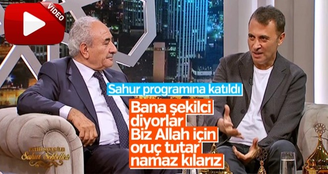 Fikret Orman: Allah için oruç tutuyoruz