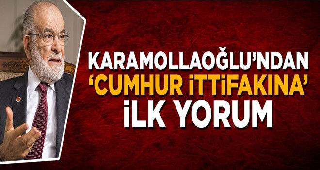 Temel Karamollaoğlu'ndan 'cumhur ittifakına' ilişkin açıklama