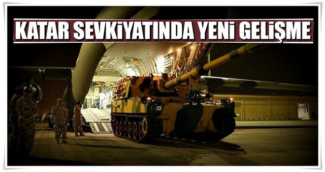 Topçu bataryasının Katar'a intikali tamamlandı