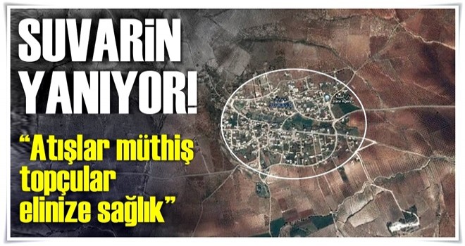 Afrin Suvarin yanıyor