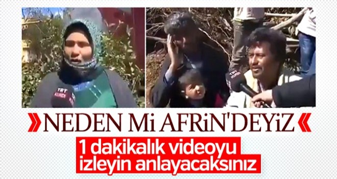 Afrinliler Türk askerine ve ERDOĞAN'a duacı