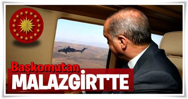 Erdoğan helikopterle havadan incelemelerde bulundu