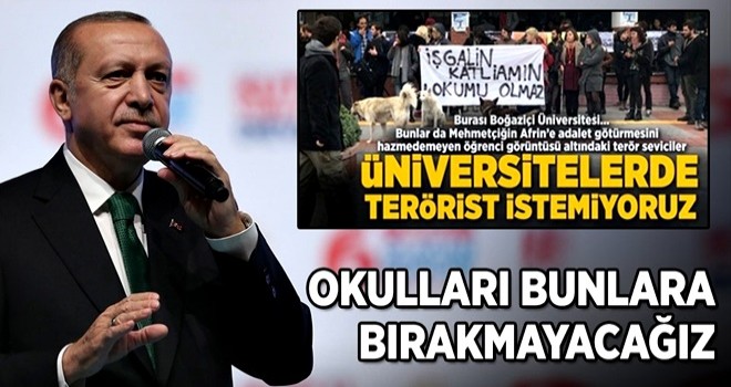 Erdoğan: