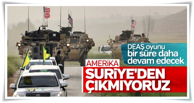 Amerika Suriye'de kalıcı