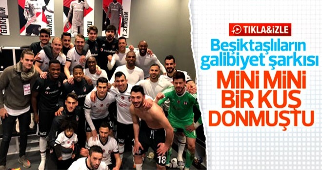 Beşiktaş stadında mini mini bir kuş şarkısı çalındı