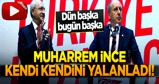 Muharrem İnce çark etti: 'Kaçamaz'