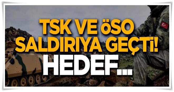 TSK ve ÖSO güçleri Afrin'de saldırıya geçti: Hedef Raco