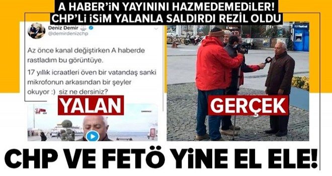 CHP ve FETÖ'den algı operasyonu! A Haber'in yayınını hazmedemediler .