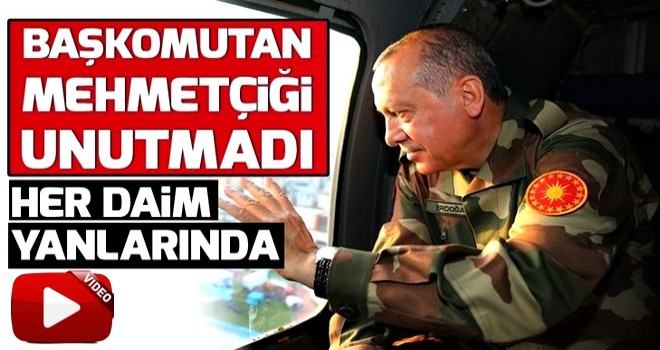 Başkan Erdoğan yeni yılda Mehmetçiği unutmadı .