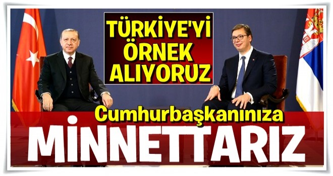 Cumhurbaşkanı Erdoğan ve Sırbistan Cumhurbaşkanı'ndan önemli açıklamalar