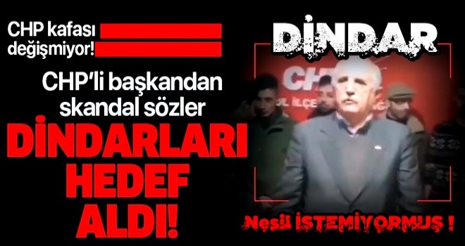 CHP kafası değişmiyor! CHP'li Başkan Kemal Torun dindarları hedef aldı