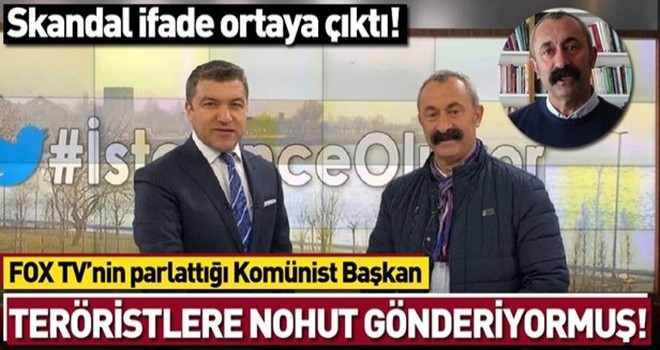 FOX TV'nin parlattığı Komünist Başkan Fatih Mehmet Maçoğlu örgüt nohutçusu çıktı! .