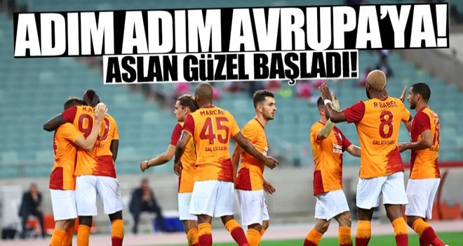 Aslan adım adım Avrupa'ya