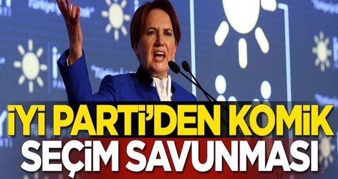 İYİ Parti'den güldüren yerel seçim savunması