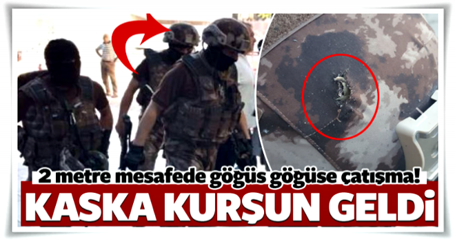 Göğüs göğüse çarpışma oldu! Kaska kurşun geldi