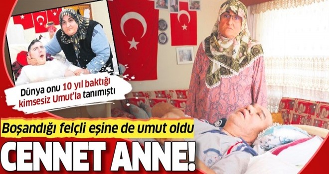 Antalya’da Gülsüm ana felçli eski eşine de umut oldu .