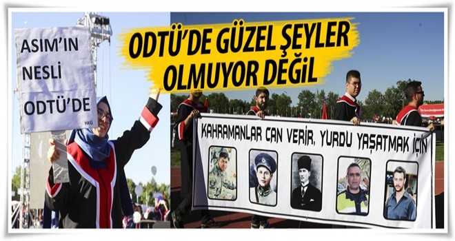 ODTÜ'de 15 Temmuz şehitleri unutulmadı!