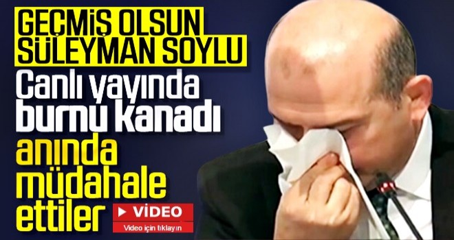 Hemen yayını kestiler! Süleyman Soylu canlı yayında korkuttu