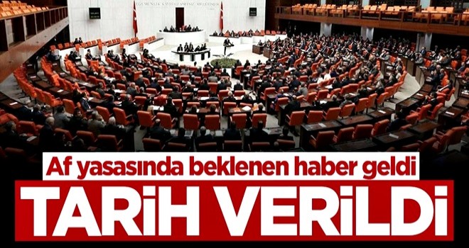 Af yasasında beklenen haber! AK Parti tarih verdi