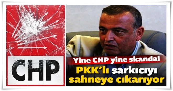 CHP, PKK'lı şarkıcıyı sahneye çıkarıyor