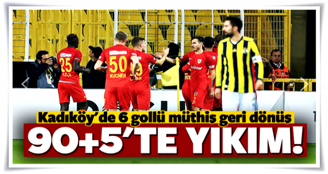 Fenerbahçe 90+5'te yıkıldı!