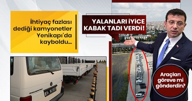 Yenikapı’daki kamyonetler meydandan kayboldu