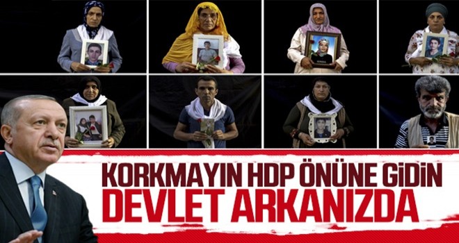 Cumhurbaşkanı Erdoğan'dan Diyarbakır'daki annelere destek mesajı