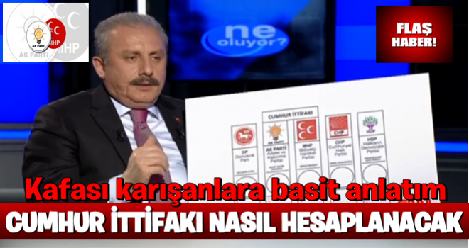 Cumhur İttifakı'nda ortak oylar nasıl hesaplanacak