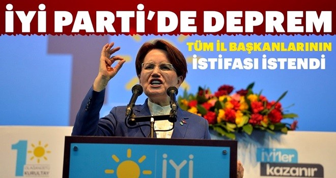 İyi Parti'de deprem