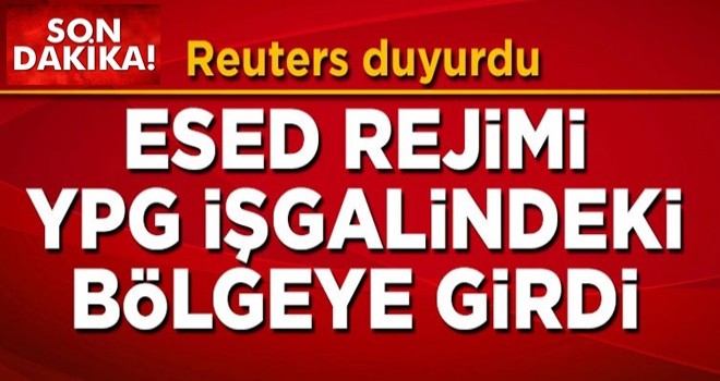 Katil Esed rejiminin YPG işgalindeki bölgeye girdiği iddia edildi