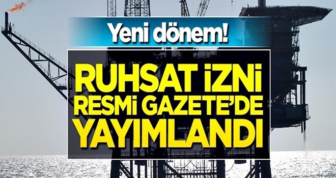 Yeni dönem! Ruhsat izni resmi gazete'de yayımlandı