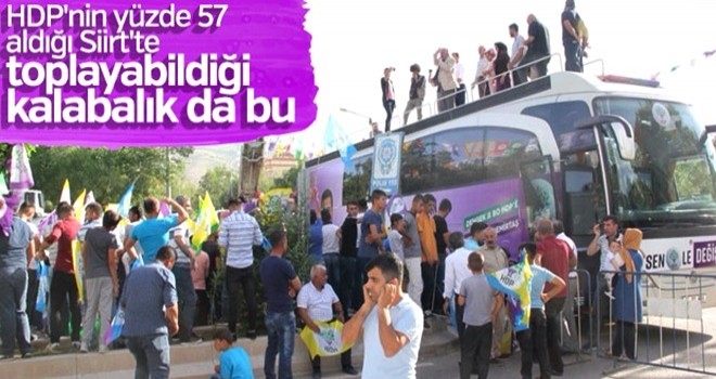 HDP'nin Siirt hezimeti